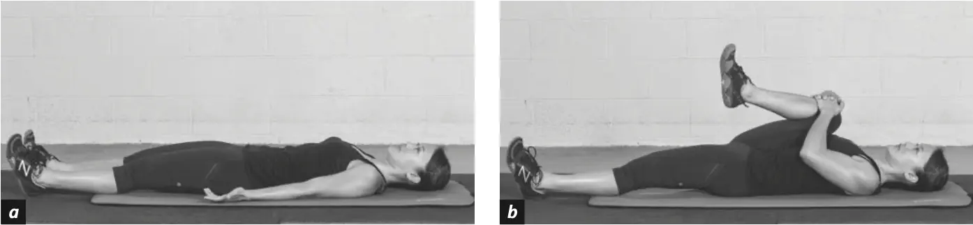Figure 5.35 Knee-To-Chest Stretch.