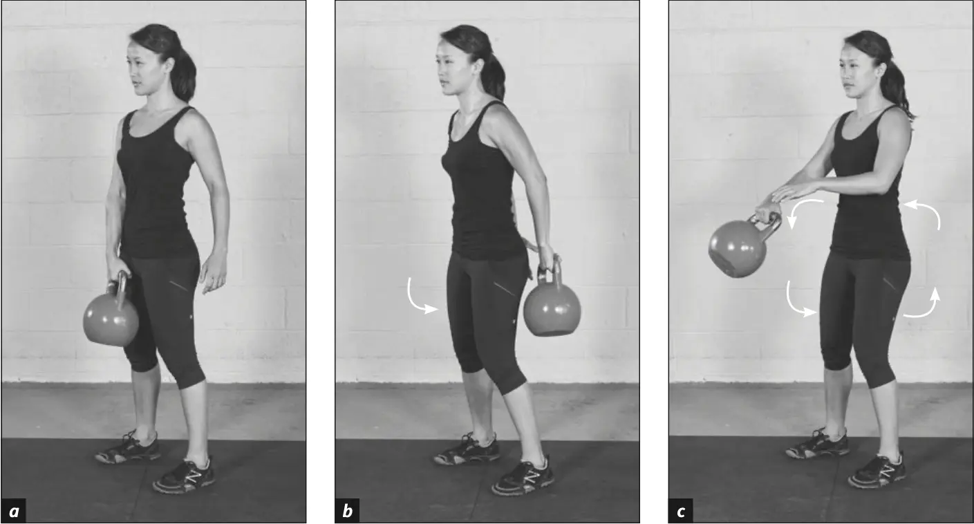 Figure 6.5 Around-the-body pass.